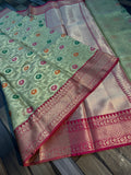 SOFT TISSU  SILK SAREE WITH RICH PALLU AND BLOUSE