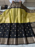 BANARASI SEMI KATAN TISSU SILK SAREE WITH RICH PALLU & BLOUSE