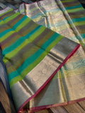 SOFT TISSU  SILK SAREE WITH RICH PALLU AND BLOUSE