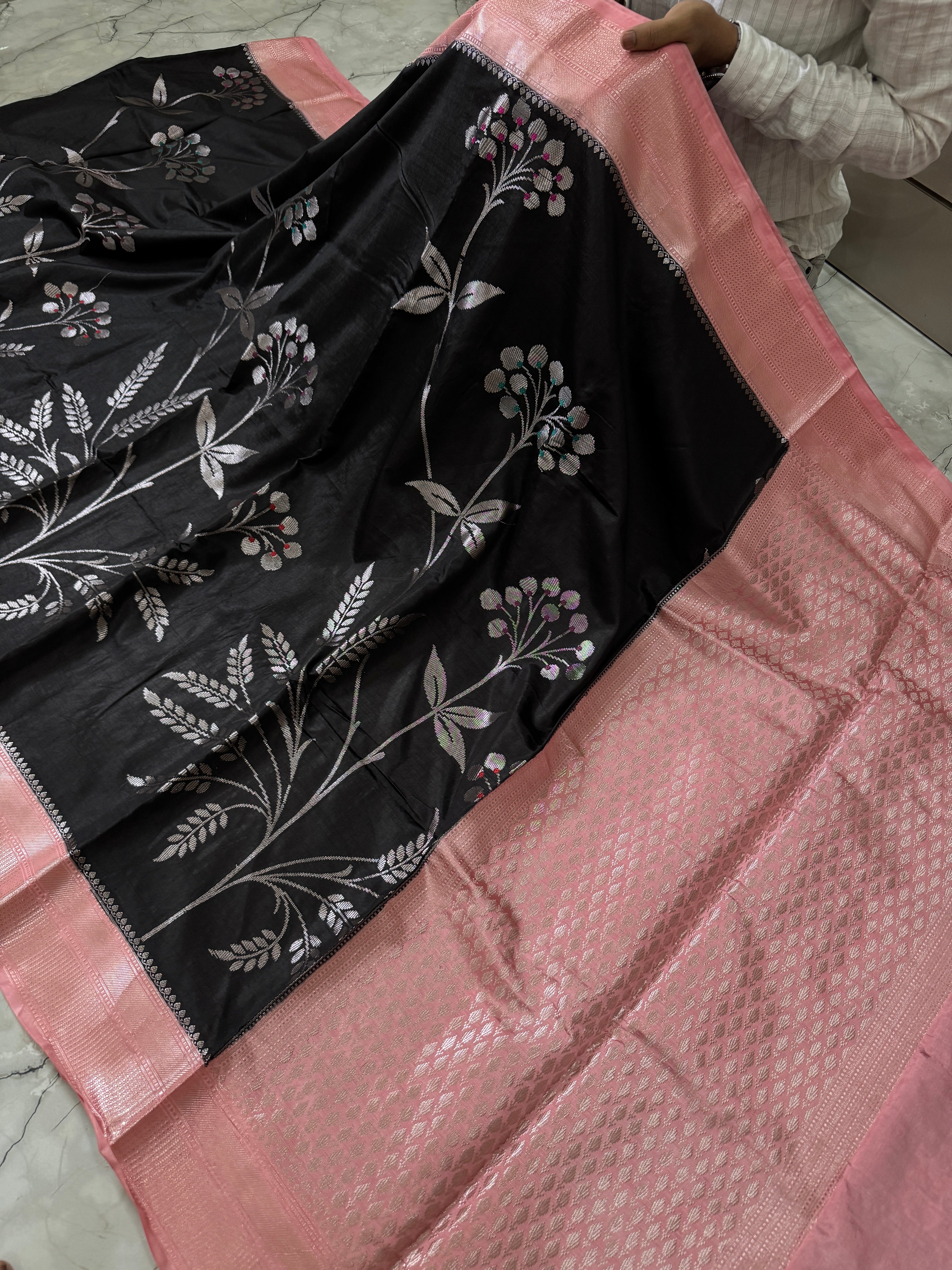 SOFT KATAN SILK SAREE WITH RICH PALLU AND BLOUSE