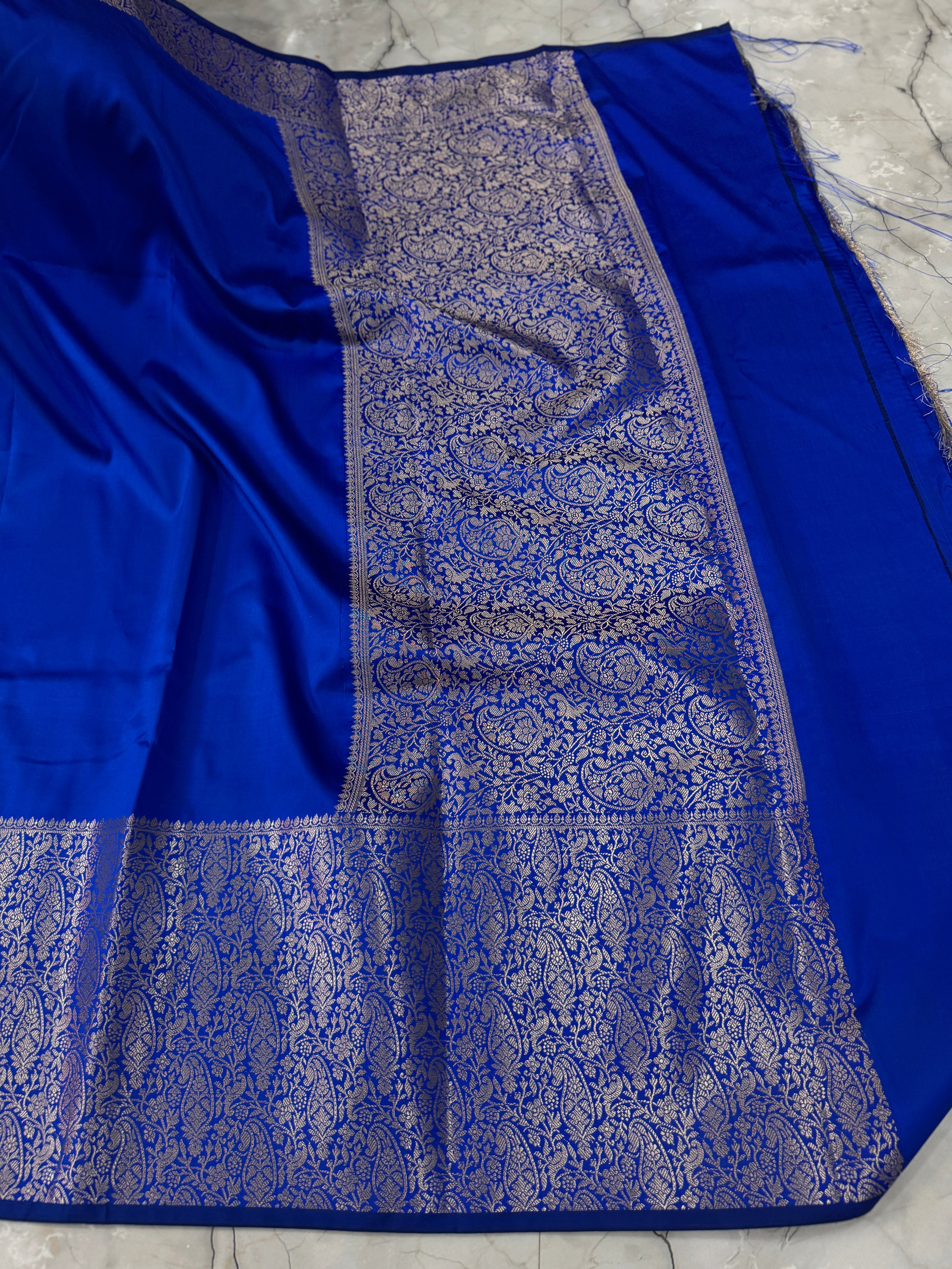 SOFT KATAN SILK SAREE WITH RICH PALLU AND BLOUSE