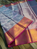 SOFT TISSU  SILK SAREE WITH RICH PALLU AND BLOUSE