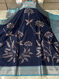 SOFT KATAN SILK SAREE WITH RICH PALLU AND BLOUSE
