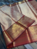 SOFT TISSU  SILK SAREE WITH RICH PALLU AND BLOUSE