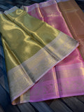 SOFT TISSU  SILK SAREE WITH RICH PALLU AND BLOUSE