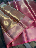 SOFT TISSU  SILK SAREE WITH RICH PALLU AND BLOUSE