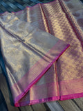 SOFT TISSU  SILK SAREE WITH RICH PALLU AND BLOUSE