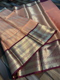 SOFT TISSU  SILK SAREE WITH RICH PALLU AND BLOUSE