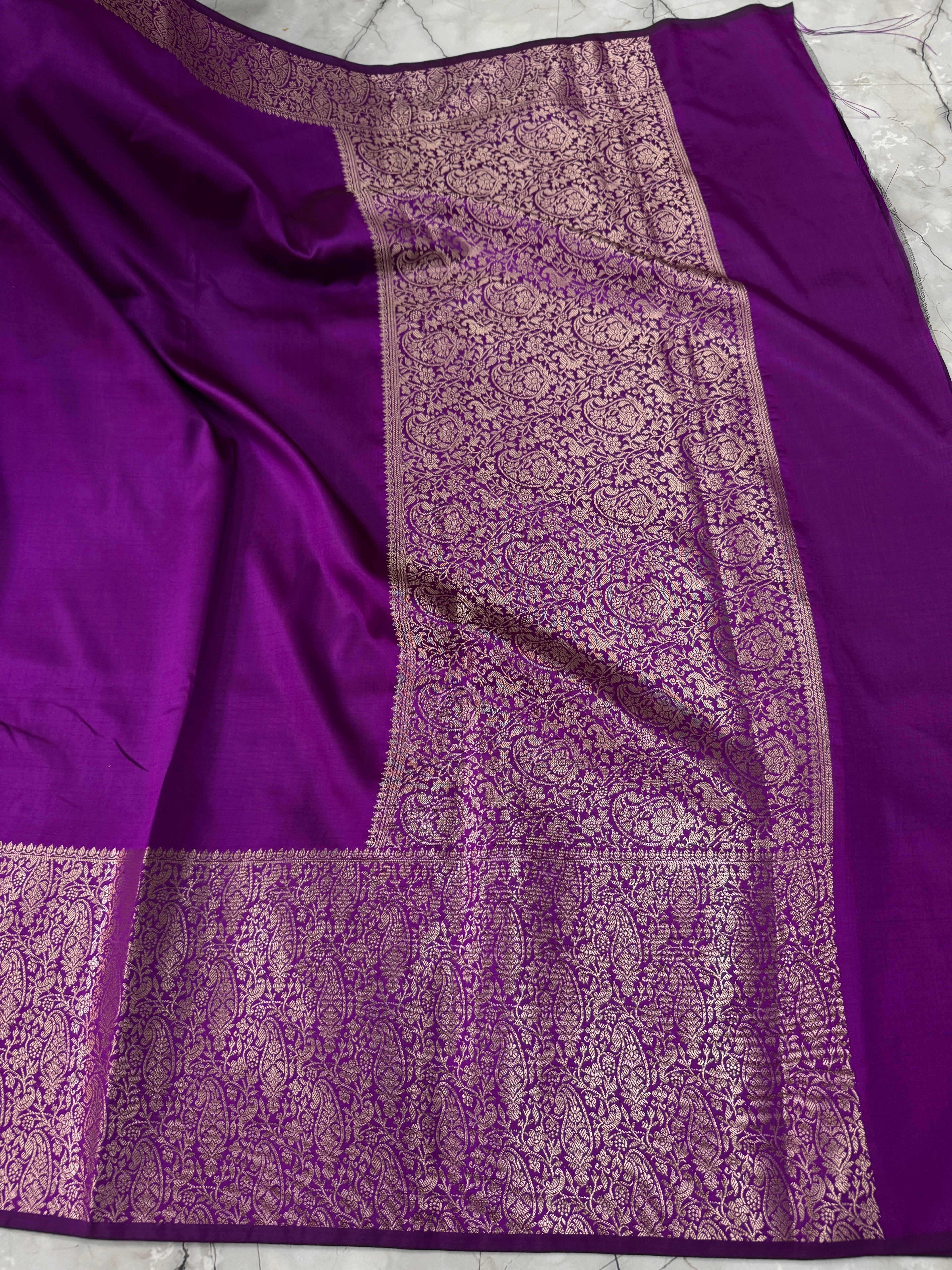 SOFT KATAN SILK SAREE WITH RICH PALLU AND BLOUSE