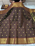 SOFT KATAN SILK SAREE WITH RICH PALLU AND BLOUSE