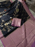 SOFT KATAN SILK SAREE WITH RICH PALLU AND BLOUSE