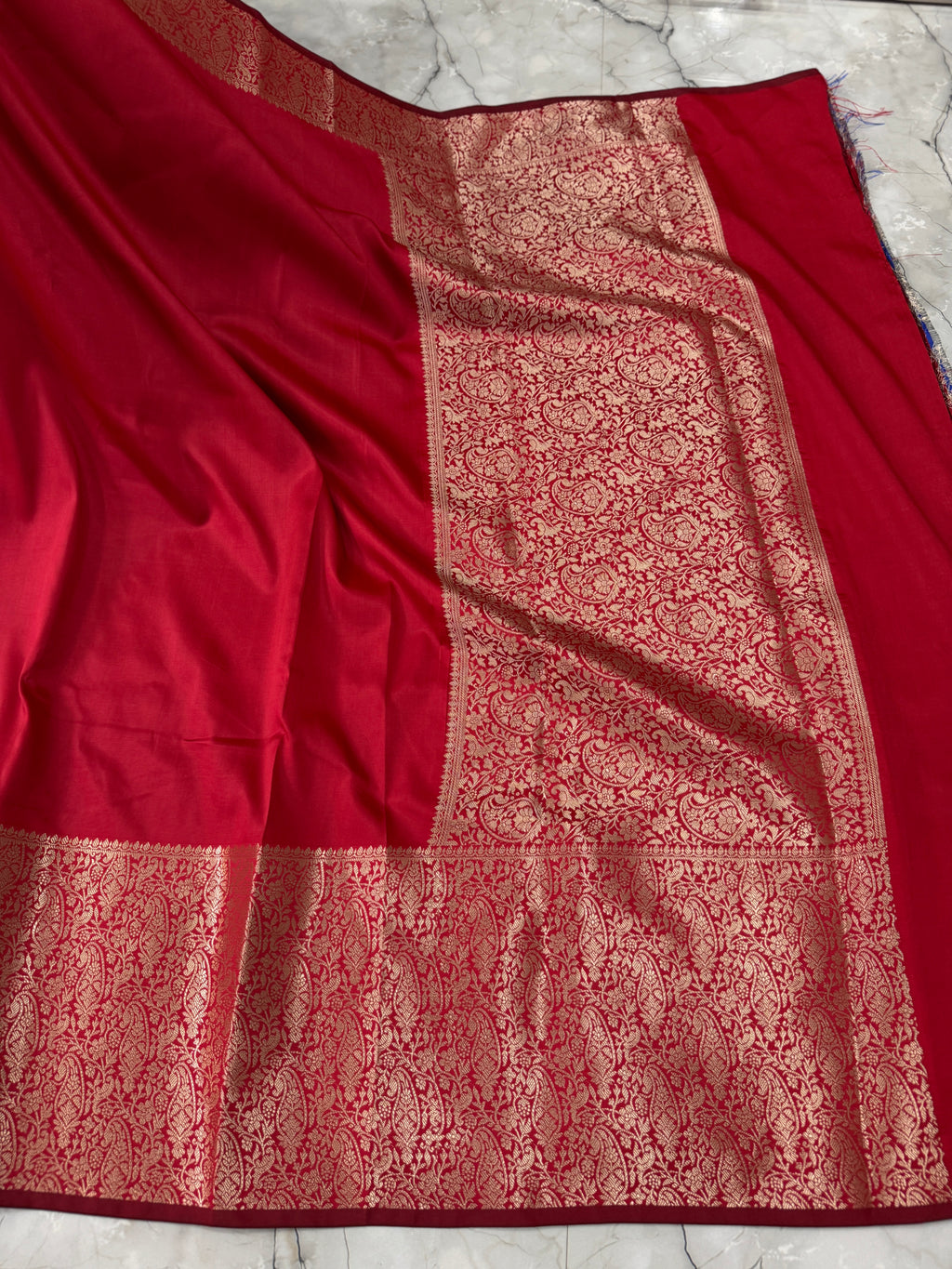 SOFT KATAN SILK SAREE WITH RICH PALLU AND BLOUSE
