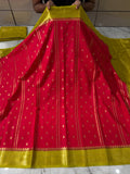 SOFT KATAN SILK SAREE WITH RICH PALLU AND BLOUSE