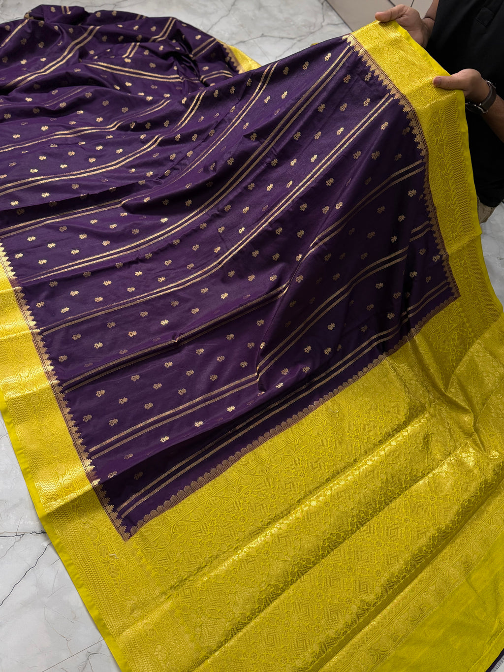 SOFT KATAN SILK SAREE WITH RICH PALLU AND BLOUSE