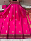 SOFT KATAN SILK SAREE WITH RICH PALLU AND BLOUSE