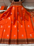 SOFT KATAN SILK SAREE WITH RICH PALLU AND BLOUSE