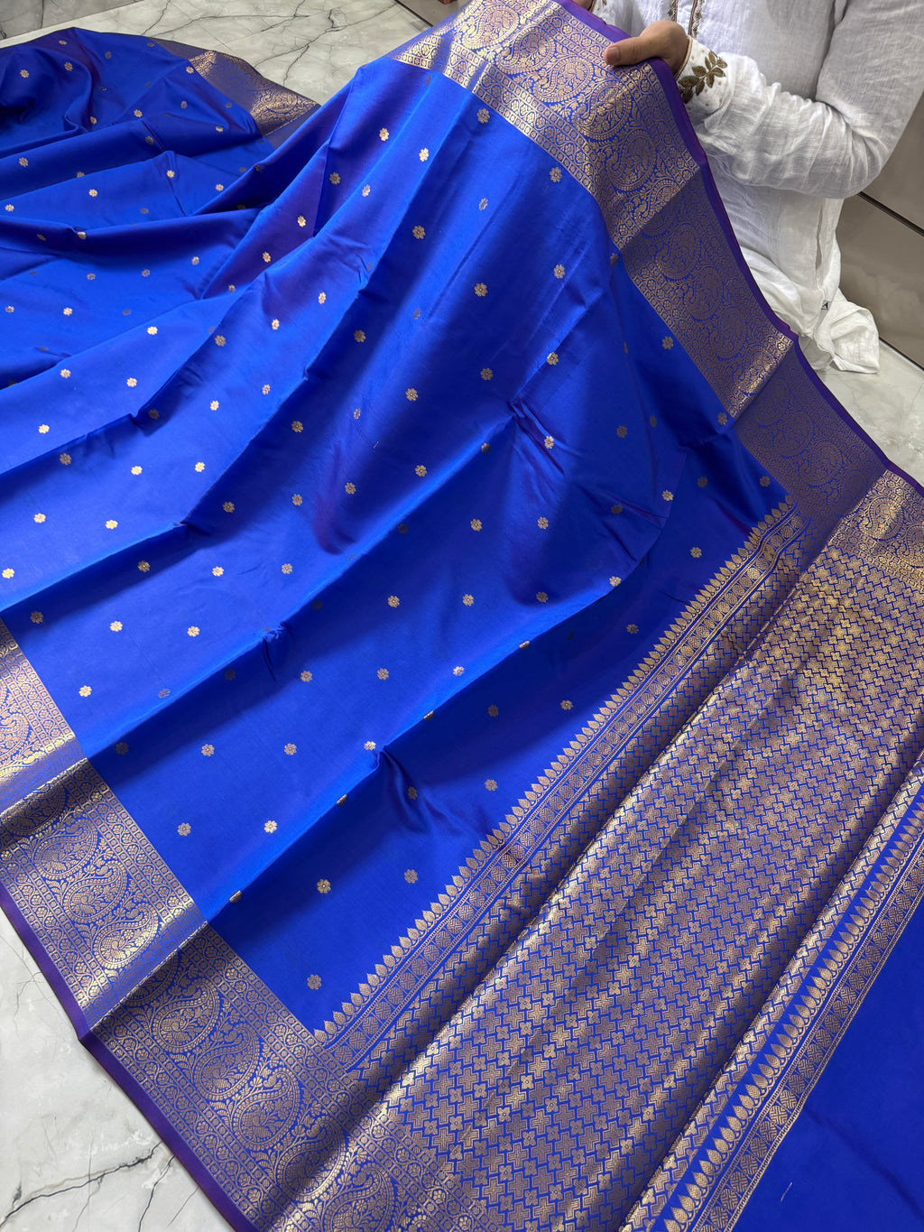 SOFT KATAN SILK SAREE WITH RICH PALLU AND BLOUSE