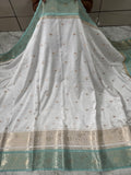 SOFT KATAN SILK SAREE WITH RICH PALLU AND BLOUSE