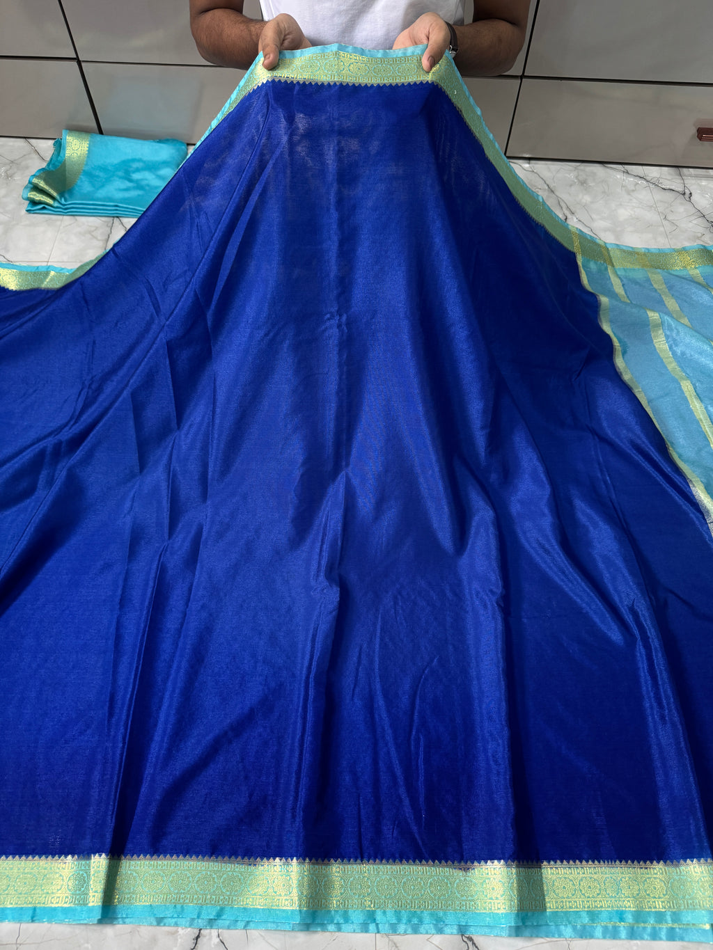 DUPION WARM SILK SAREE WITH RICH PALLU AND BLOUSE
