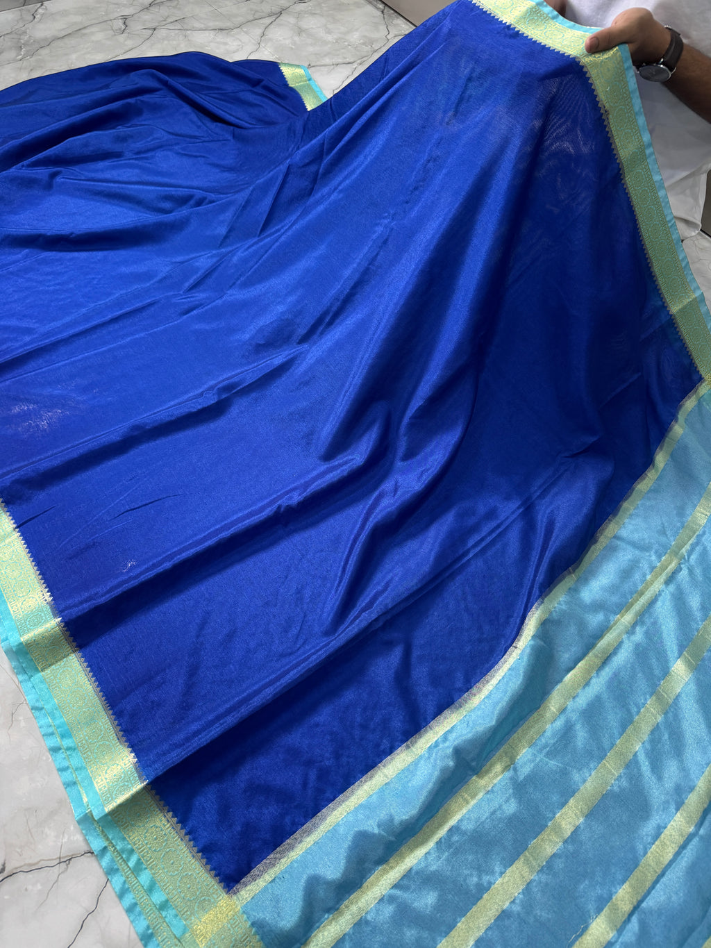 DUPION WARM SILK SAREE WITH RICH PALLU AND BLOUSE