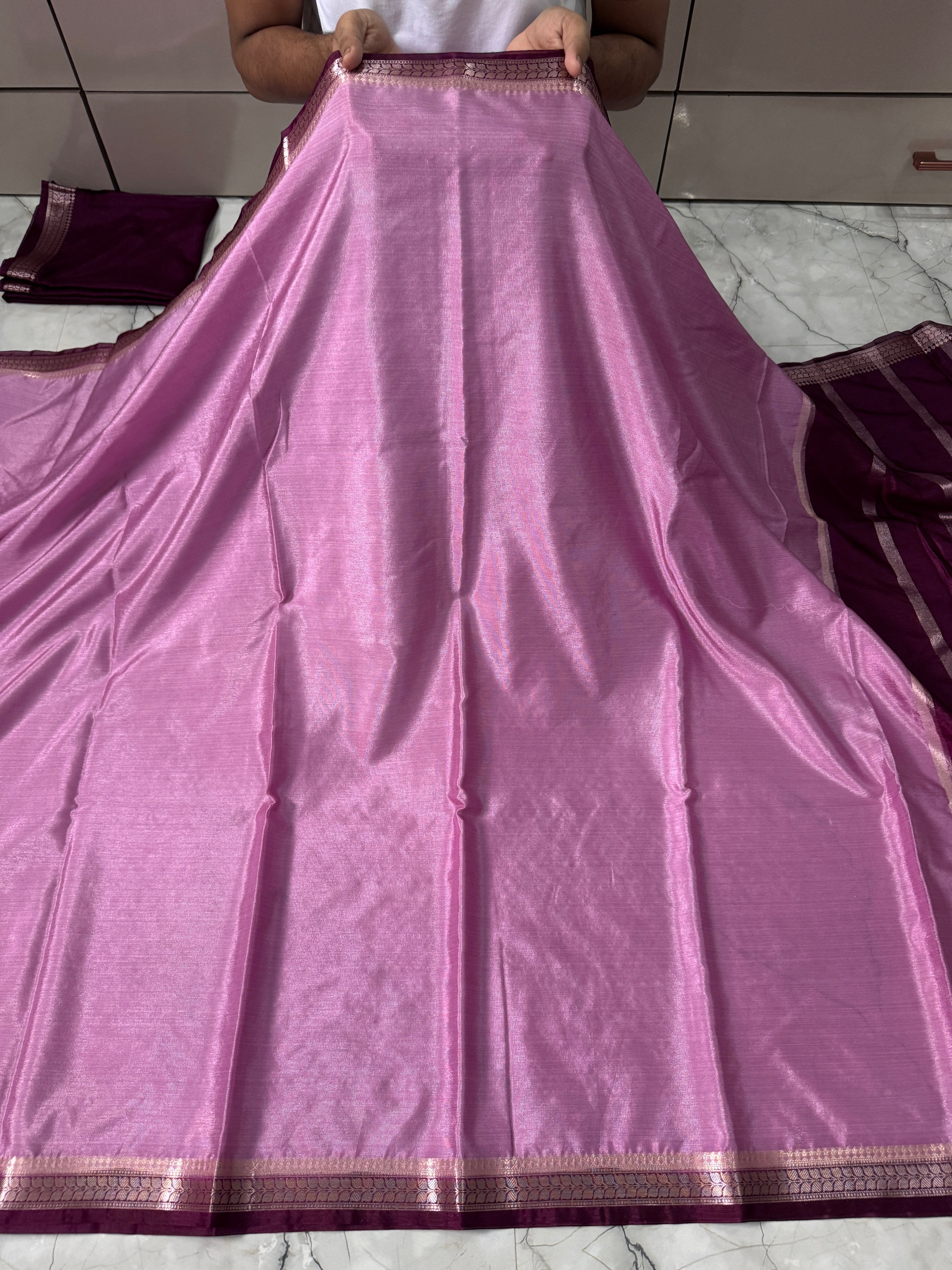 DUPION WARM SILK SAREE WITH RICH PALLU AND BLOUSE