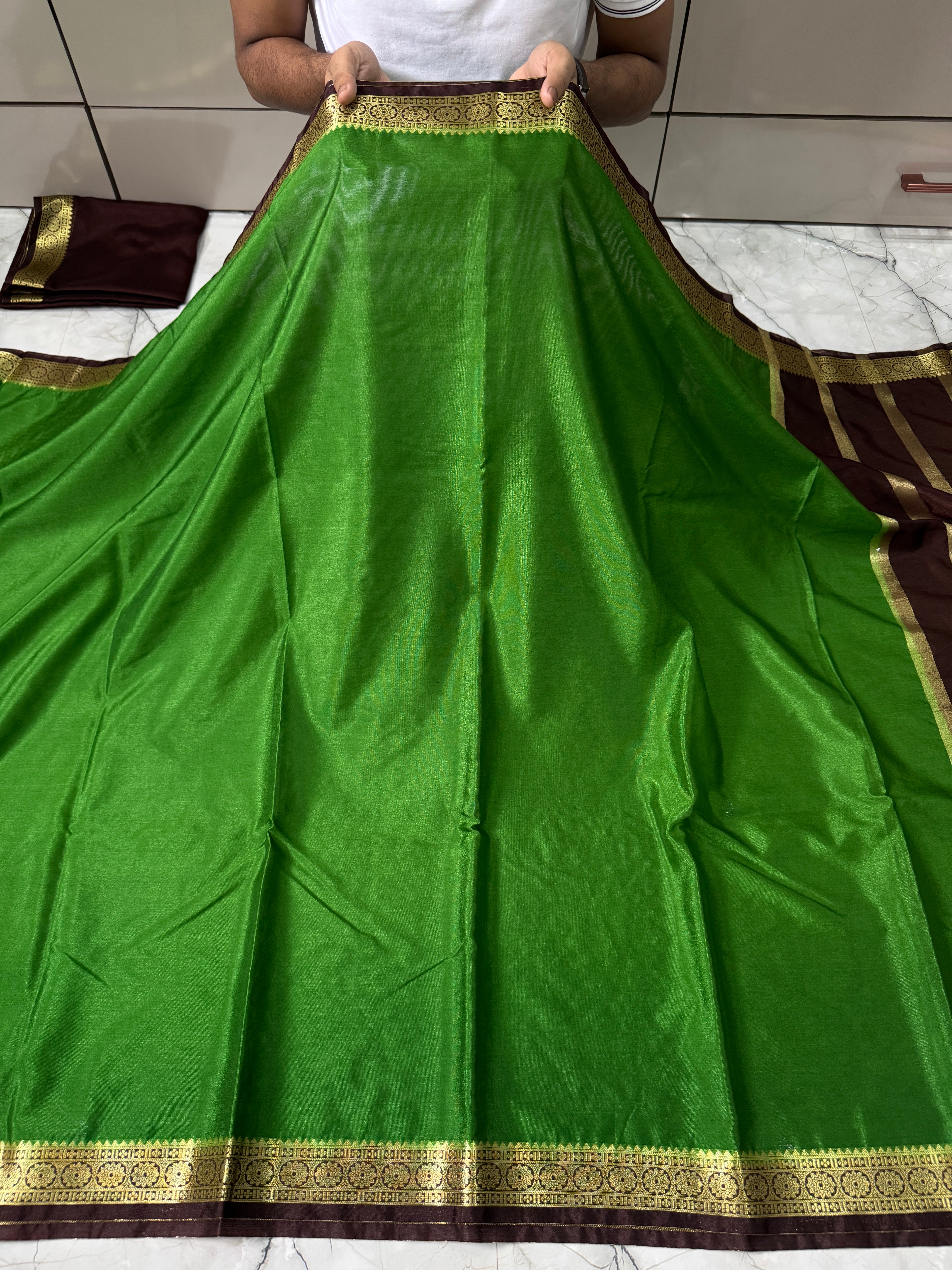DUPION WARM SILK SAREE WITH RICH PALLU AND BLOUSE