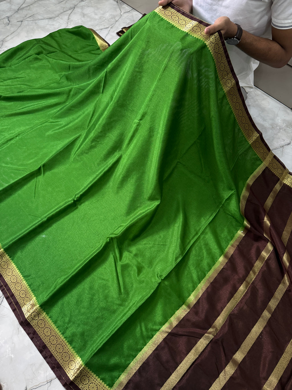 DUPION WARM SILK SAREE WITH RICH PALLU AND BLOUSE