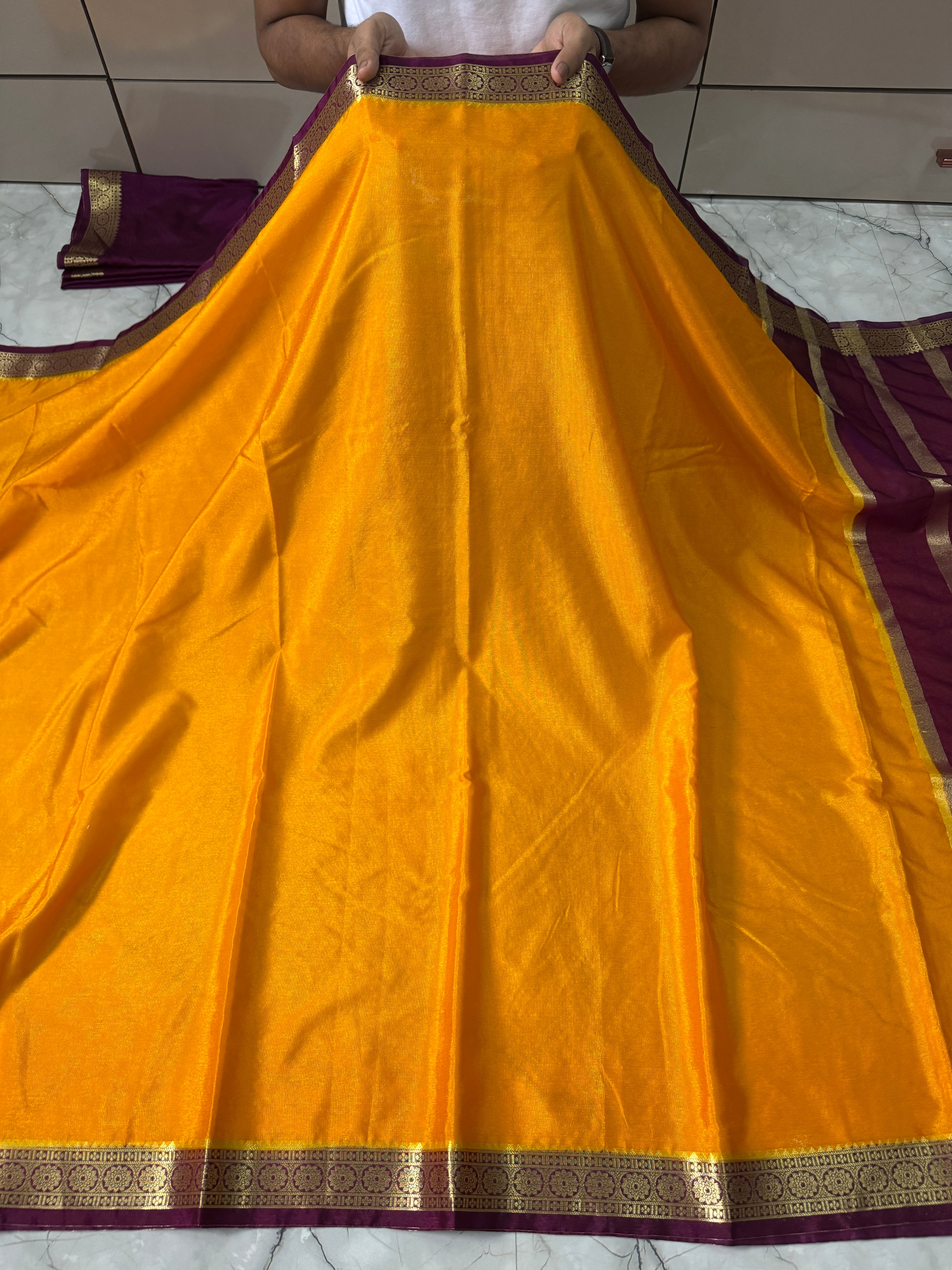 DUPION WARM SILK SAREE WITH RICH PALLU AND BLOUSE