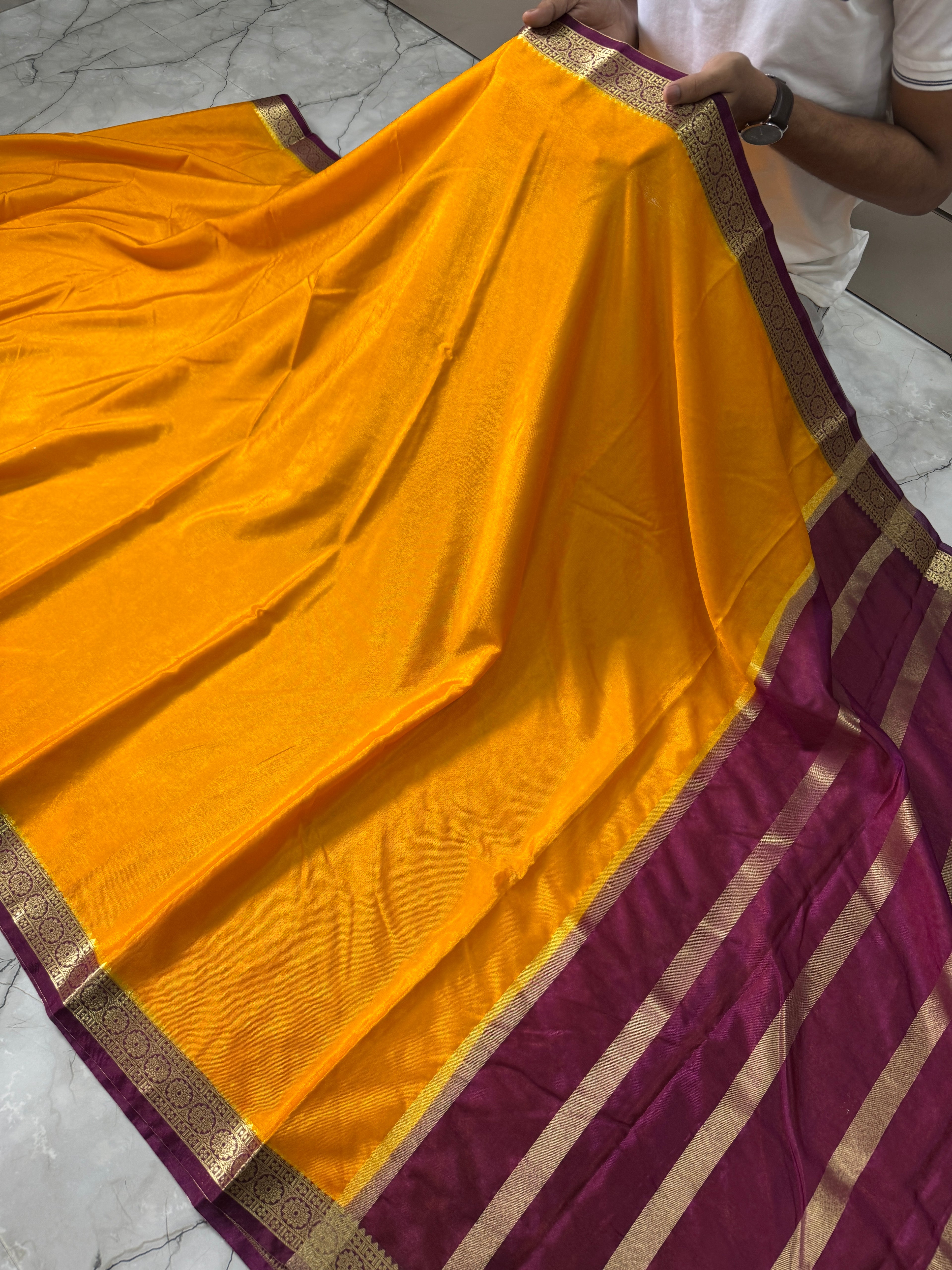 DUPION WARM SILK SAREE WITH RICH PALLU AND BLOUSE