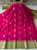 SOFT KATAN SILK SAREE WITH RICH PALLU AND BLOUSE