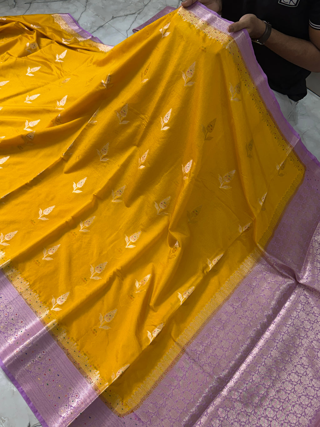 SOFT KATAN SILK SAREE WITH RICH PALLU AND BLOUSE