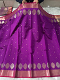 SOFT KATAN SILK SAREE WITH RICH PALLU AND BLOUSE