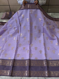 Semi Katan Silk Saree With Rich Pallu & Blouse