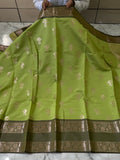 Semi Katan Silk Saree With Rich Pallu & Blouse