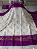 Semi Katan Silk Saree With Rich Pallu & Blouse