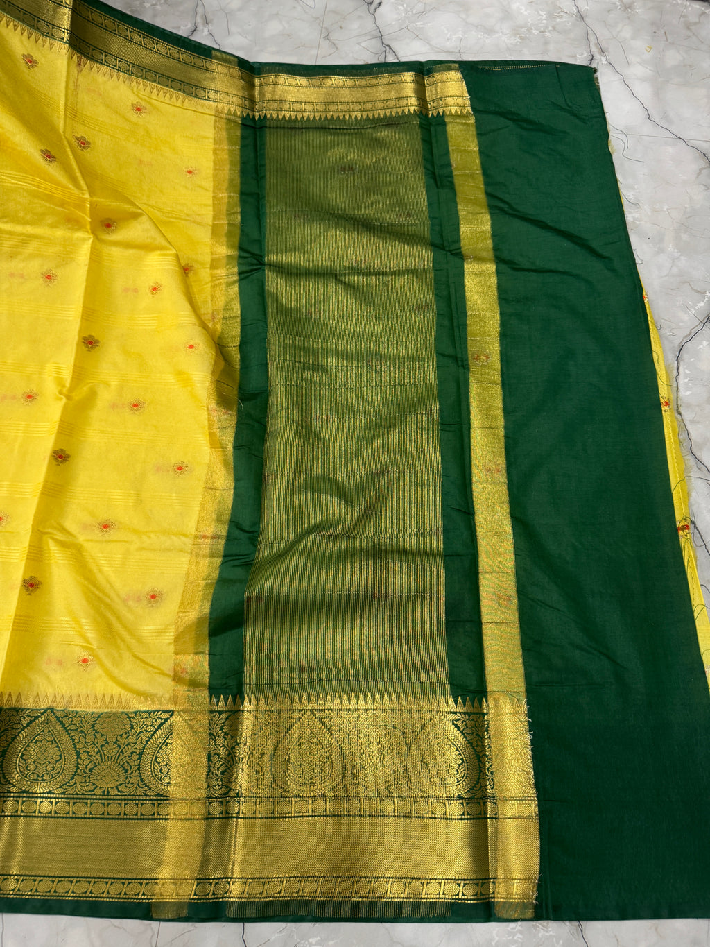 SOFT KATAN SILK SAREE WITH RICH PALLU AND BLOUSE