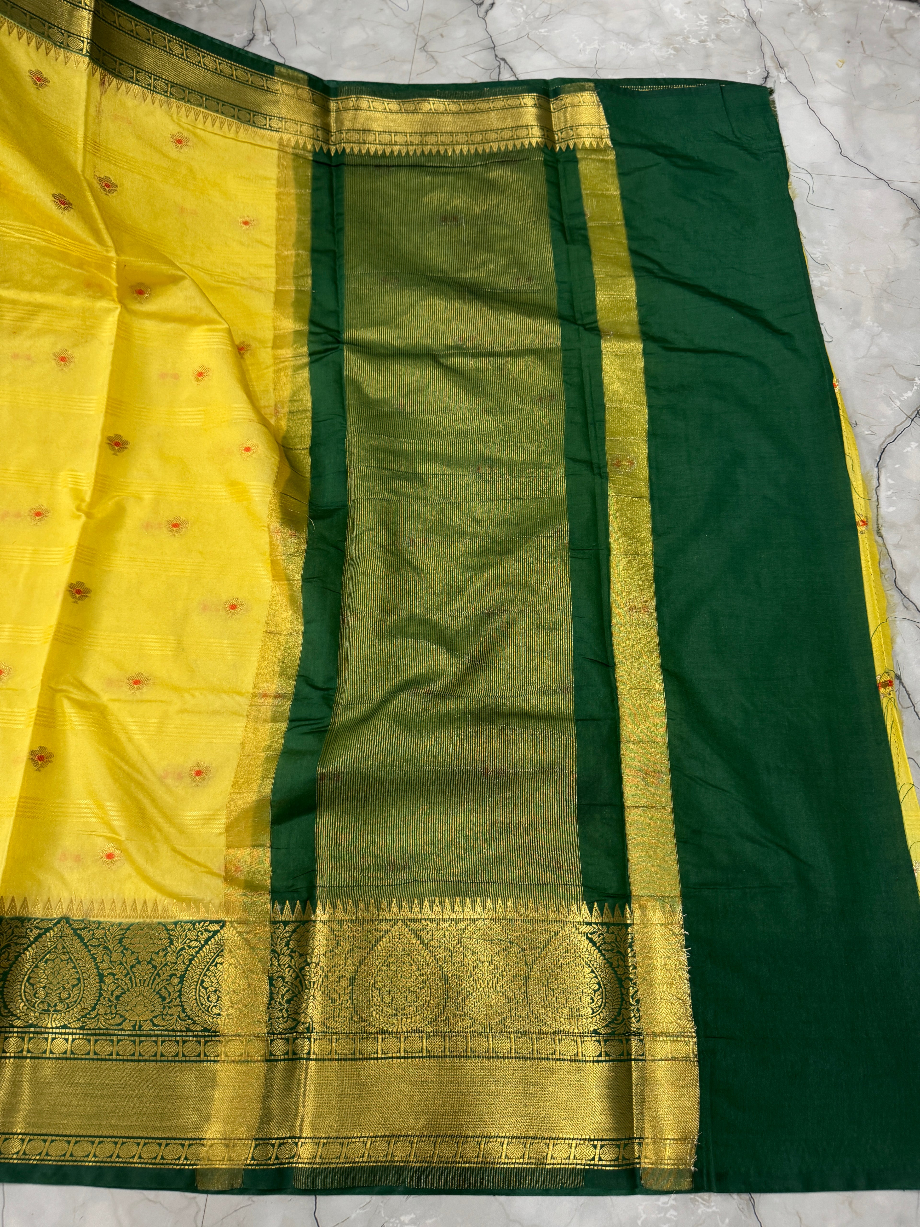 SOFT KATAN SILK SAREE WITH RICH PALLU AND BLOUSE
