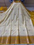 SOFT KATAN SILK SAREE WITH RICH PALLU AND BLOUSE